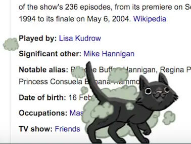 بيضة «سميلي كات» لفيبي من فريندز